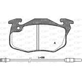 Jeu de plaquettes de frein avant OPEN PARTS - BPA0192.12