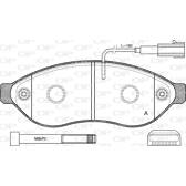 Jeu de plaquettes de frein avant OPEN PARTS - BPA1237.01