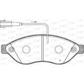 Jeu de plaquettes de frein avant OPEN PARTS - BPA1237.12