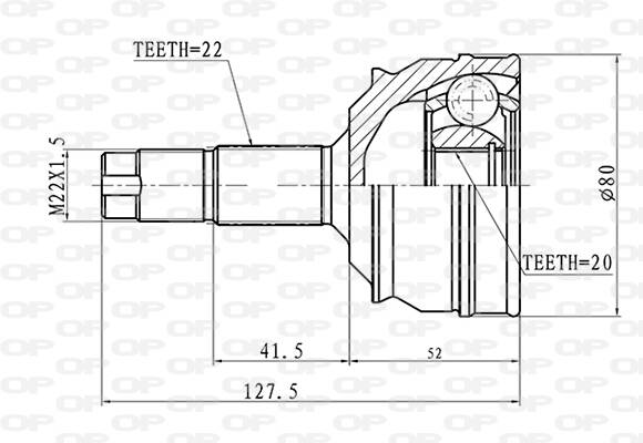Joint Kit, drive shaft