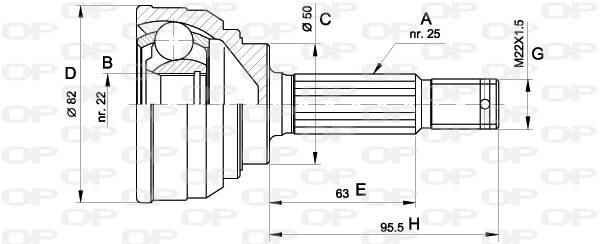CV joint kit 