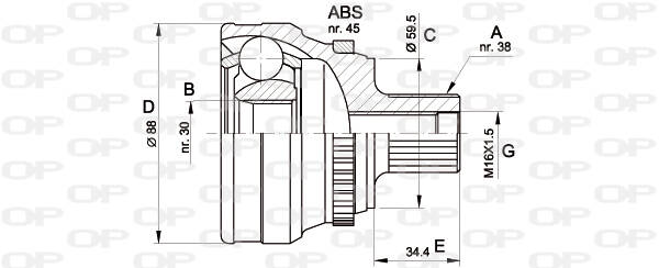 Joint Kit, drive shaft