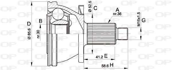 CV joint kit 