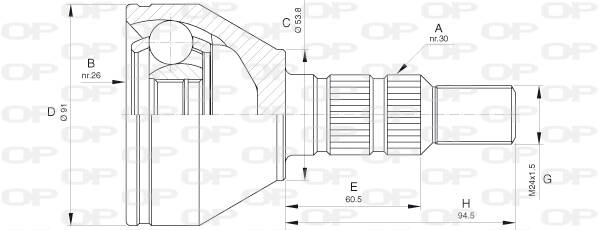 Joint Kit, drive shaft