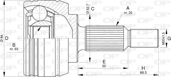 Joint Kit, drive shaft
