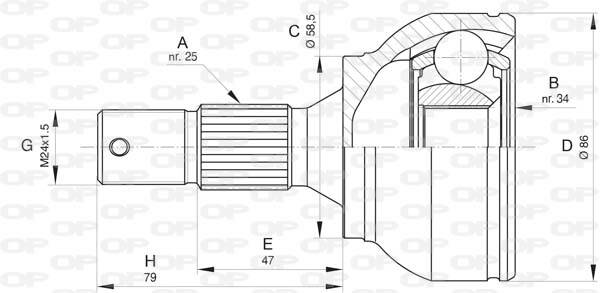 Joint Kit, drive shaft
