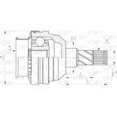 Joint Kit, drive shaft OPEN PARTS - CVJ5405.20
