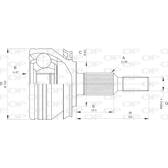 Joint Kit, drive shaft OPEN PARTS - CVJ5581.10