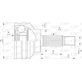 Joint Kit, drive shaft OPEN PARTS - CVJ5599.10