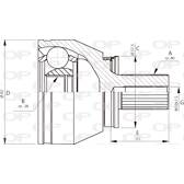 Joint Kit, drive shaft OPEN PARTS - CVJ5713.10