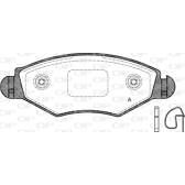 Juego de pastillas de freno delanteras OPEN PARTS - BPA0643.20