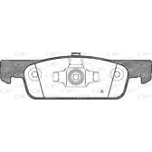 Kit pastiglie freno anteriore OPEN PARTS - BPA1540.00