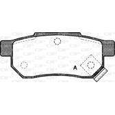 Kit pastiglie freno freno a disco REMSA 0325.32 per CIVIC MB MG HONDA