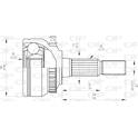 Ledsats, drivaxel OPEN PARTS - CVJ5263.10