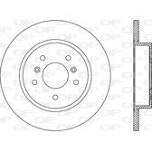 Brake disc set (2) OPEN PARTS - BDA2726.10