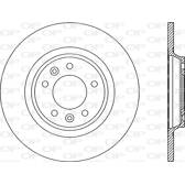 Brake disc set (2) OPEN PARTS - BDR2034.10