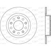 Brake disc set (2) OPEN PARTS - BDR2615.10