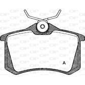 Rear brake pad set OPEN PARTS - BPA0263.10