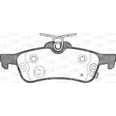 Rear brake pad set OPEN PARTS - BPA0862.02
