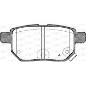 Rear brake pad set OPEN PARTS - BPA1286.02