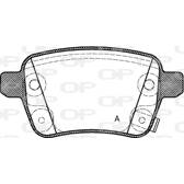 Rear brake pad set OPEN PARTS - BPA1450.22