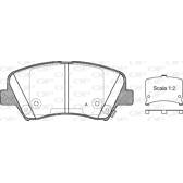 Remblokkenset voor OPEN PARTS - BPA1412.32