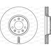 Set van 2 remschijven OPEN PARTS - BDA2383.20
