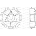 Bremstrommel OPEN PARTS - BAD9008.30