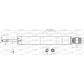 Schokdemper-achteras OPEN PARTS - SAB8032.32