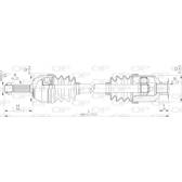 Semiassi OPEN PARTS - DRS6013.00