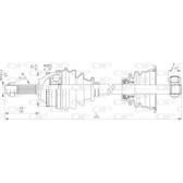 Semiassi OPEN PARTS - DRS6072.00