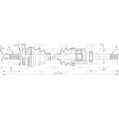 Semiassi OPEN PARTS - DRS6109.00