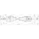 Semiassi OPEN PARTS - DRS6171.00