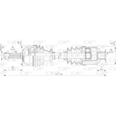 Semiassi OPEN PARTS - DRS6225.00