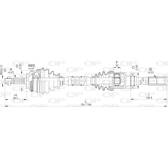 Semiassi OPEN PARTS - DRS6287.00