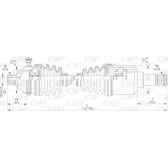 Semiassi OPEN PARTS - DRS6291.00
