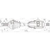Semiassi OPEN PARTS - DRS6342.00