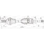 Semiassi OPEN PARTS - DRS6354.00