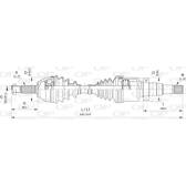 Semiassi OPEN PARTS - DRS6373.00