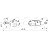 Semiassi OPEN PARTS - DRS6374.00