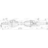 Semiassi OPEN PARTS - DRS6398.00