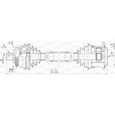 Semiassi OPEN PARTS - DRS6404.00