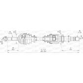 Semiassi OPEN PARTS - DRS6466.00