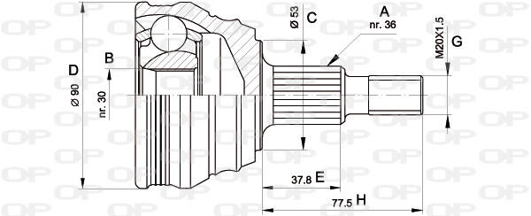 Joint Kit, drive shaft