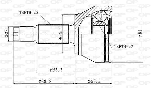 Joint Kit, drive shaft