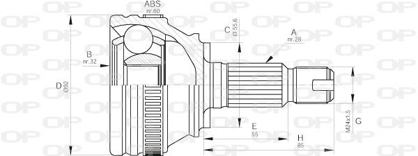 Joint Kit, drive shaft