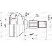 Tête de cardan OPEN PARTS - CVJ5177.10