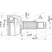 Tête de cardan OPEN PARTS - CVJ5277.10