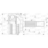 Tête de cardan OPEN PARTS - CVJ5365.10