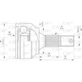 Tête de cardan OPEN PARTS - CVJ5530.10